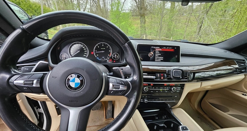 BMW X6 cena 163000 przebieg: 169000, rok produkcji 2016 z Biała małe 631
